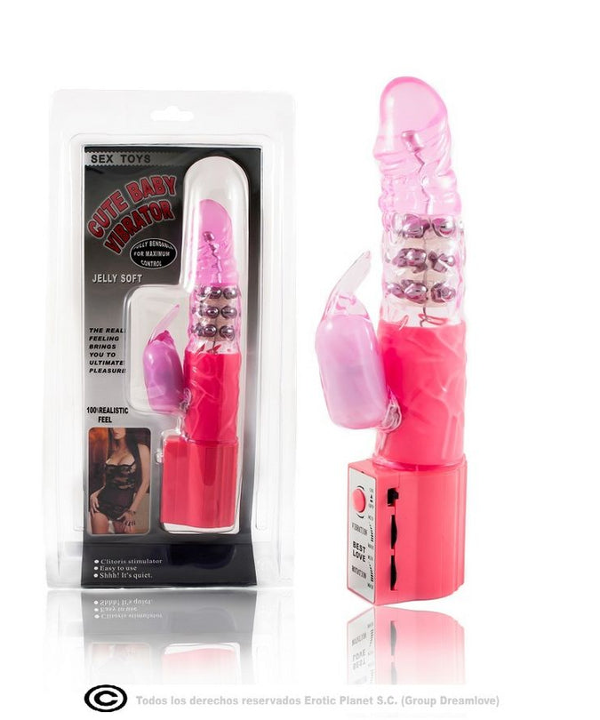 BAILE - PINK RABBIT ROTATOR SUPERSTIMULATOR