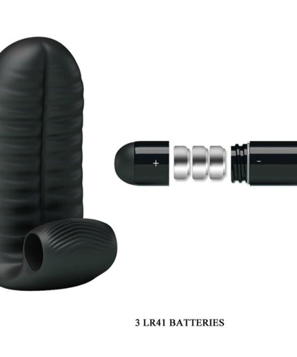PRETTY LOVE - ABBOTT BLACK STIMULATOR THIMBLE PRETTY LOVE - ABBOTT BLACK STIMULATOR THIMBLE