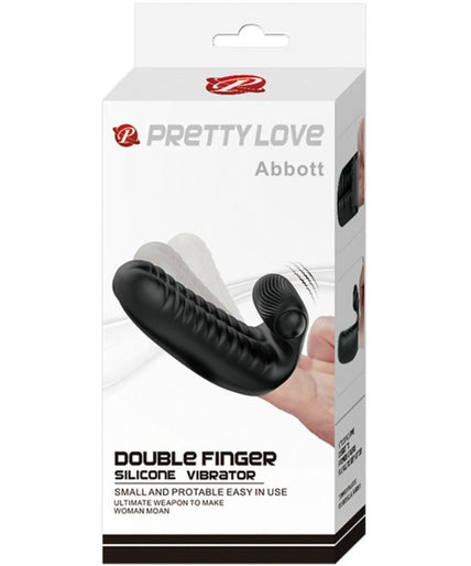 PRETTY LOVE - ABBOTT BLACK STIMULATOR THIMBLE PRETTY LOVE - ABBOTT BLACK STIMULATOR THIMBLE