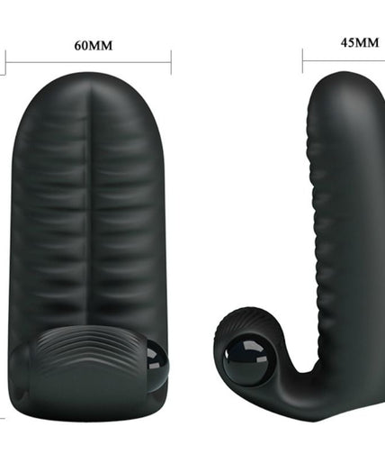 PRETTY LOVE - ABBOTT BLACK STIMULATOR THIMBLE PRETTY LOVE - ABBOTT BLACK STIMULATOR THIMBLE
