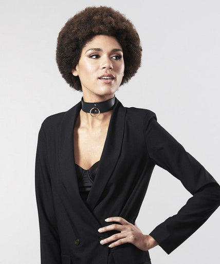 BIJOUX INDISCRETS MAZE - BLACK NECKLACE WITH STRAP BIJOUX INDISCRETS MAZE - BLACK NECKLACE WITH STRAP