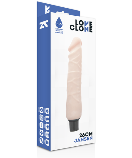 LOVECLONE - JANSEN SELF LUBRICATION VIBRATOR 26 CM -O- 4.2 CM LOVECLONE - JANSEN SELF LUBRICATION VIBRATOR 26 CM -O- 4.2 CM