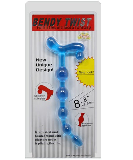 BAILE - BENDY TWIST BLUE ANAL BALLS BAILE - BENDY TWIST BLUE ANAL BALLS