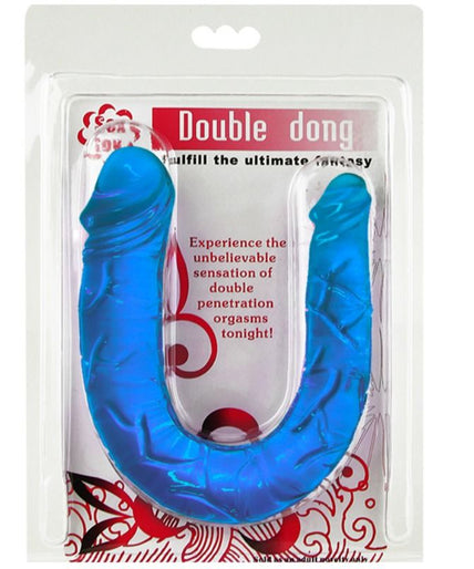 BAILE - DOUBLE DONG DOUBLE DILDO BLUE BAILE - DOUBLE DONG DOUBLE DILDO BLUE