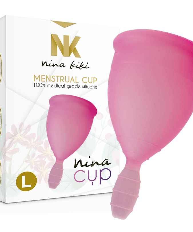 NINA KIKÍ - MENSTRUATIECUP ROZE - MAAT L