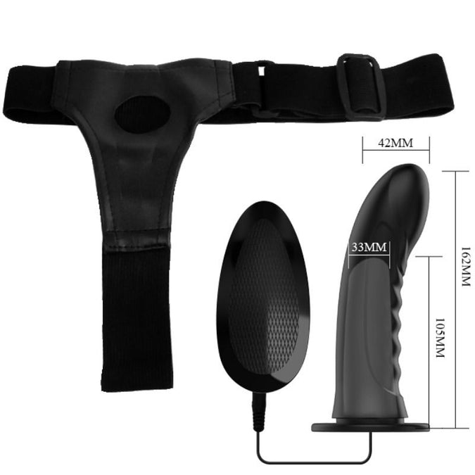 PRETTY LOVE - MARVIN STRAP-ON MET VIBRATIE EN HOLLE DILDO