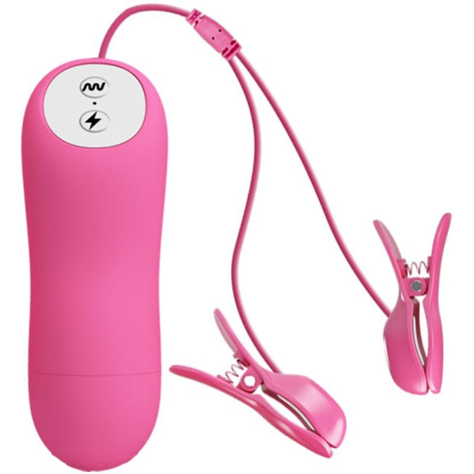 BAILE - ROMANTISCHE GOLVEN PIZZA'S MET VIBRATIE EN FUCHSIA ELEKTROSHOCK