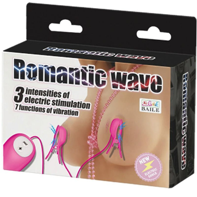 BAILE - ROMANTISCHE GOLVEN PIZZA'S MET VIBRATIE EN FUCHSIA ELEKTROSHOCK