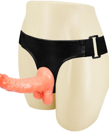 Baile – Harnas met realistische penis en ultra passionele verstelbare slipjes 15,5 cm Baile – Harnas met realistische penis en ultra passionele verstelbare slipjes 15,5 cm