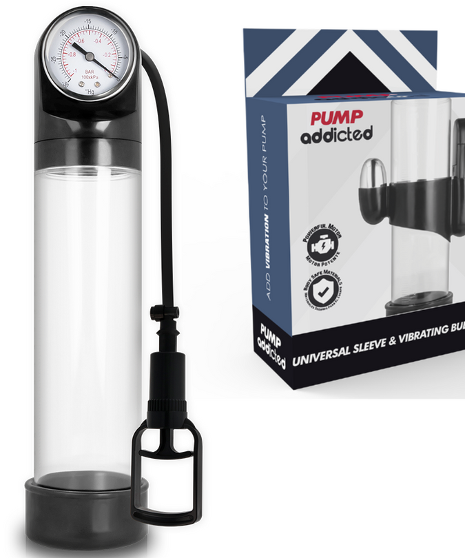PUMP ADDICTED - RX9 TRANSPARANTE VIBRATOR