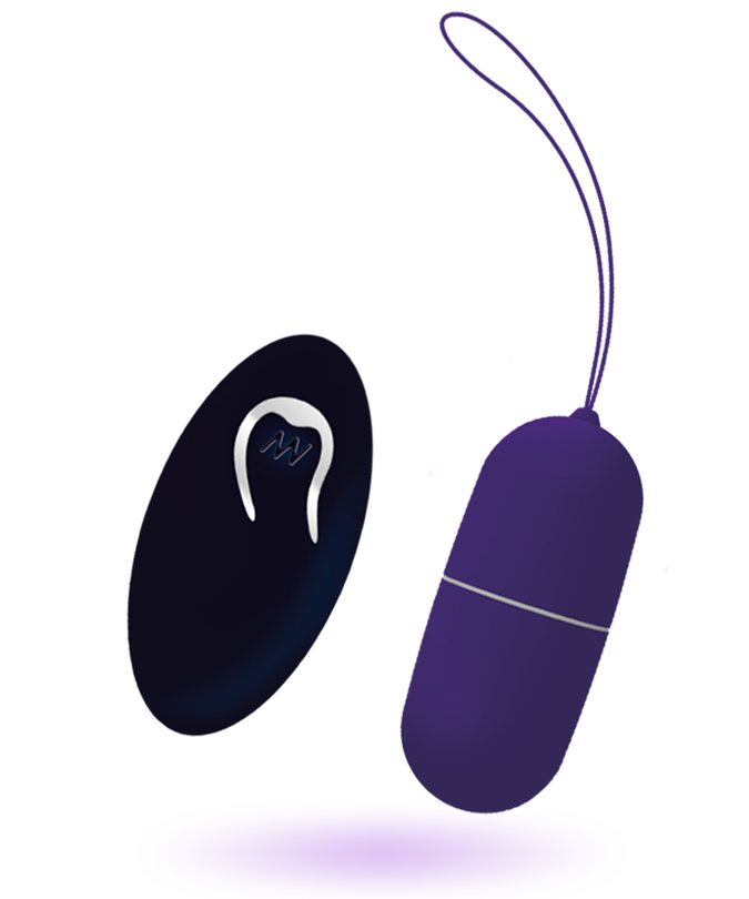 INTENSE - FLIPPY I VIBRATING EGG WITH REMOTE CONTROL PURPLE