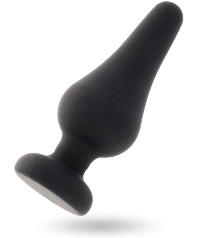 INTENSE - ANAL PLUG PIPO L BLACK SILICONE 13 CM