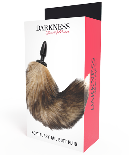 DARKNESS - NATURAL TAIL WITH SILICONE ANAL PLUG 10 CM DARKNESS - NATURAL TAIL WITH SILICONE ANAL PLUG 10 CM