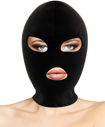 DARKNESS - BDSM SUBMISSION MASK MOUTH AND EYES BLACK DARKNESS - BDSM SUBMISSION MASK MOUTH AND EYES BLACK