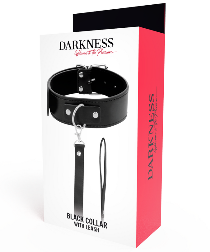 Darkness – Haltungskette mit Lederkette