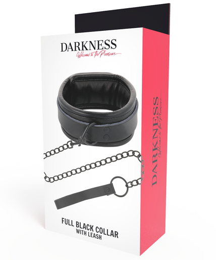 DARKNESS - BLACK NECKLACE WITH CHAIN DARKNESS - BLACK NECKLACE WITH CHAIN
