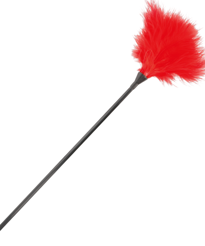 DUISTERNIS - RODE STIMULERENDE PEN 42CM