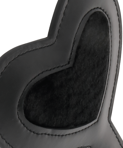 DARKNESS - BLACK FETISH LOVE VELOR PADDLE DARKNESS - BLACK FETISH LOVE VELOR PADDLE