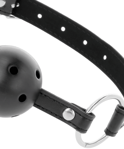 DARKNESS - BLACK BREATHABLE GAG DARKNESS - BLACK BREATHABLE GAG