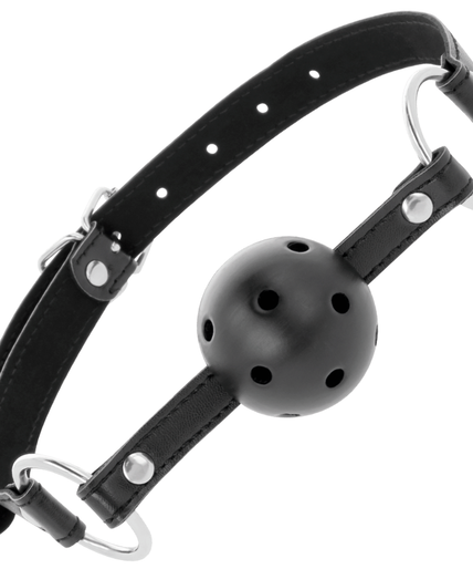 DARKNESS - BLACK BREATHABLE GAG DARKNESS - BLACK BREATHABLE GAG