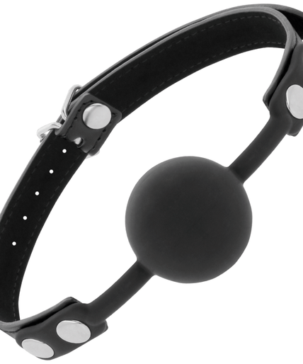 DARKNESS - BLACK SILICONE GAG DARKNESS - BLACK SILICONE GAG