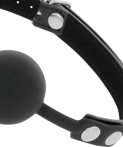 DARKNESS - BLACK SILICONE GAG DARKNESS - BLACK SILICONE GAG