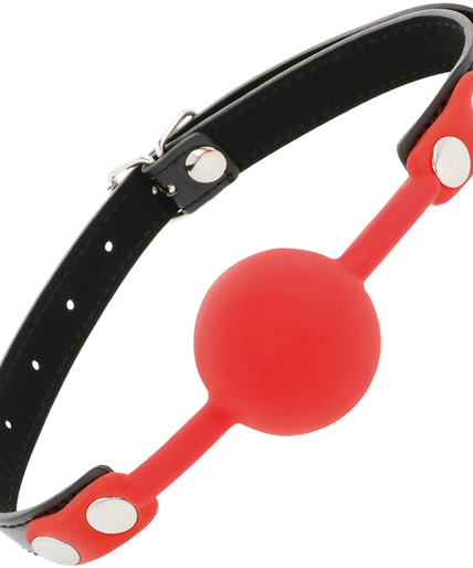 DARKNESS - RED SILICONE GAG DARKNESS - RED SILICONE GAG