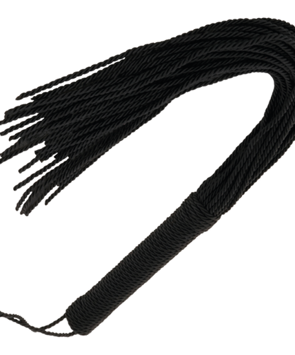 DARKNESS - BLACK BONDAGE WHIP 50CM DARKNESS - BLACK BONDAGE WHIP 50CM