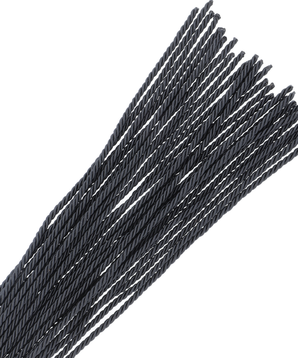 DARKNESS - BLACK BONDAGE WHIP 50CM DARKNESS - BLACK BONDAGE WHIP 50CM