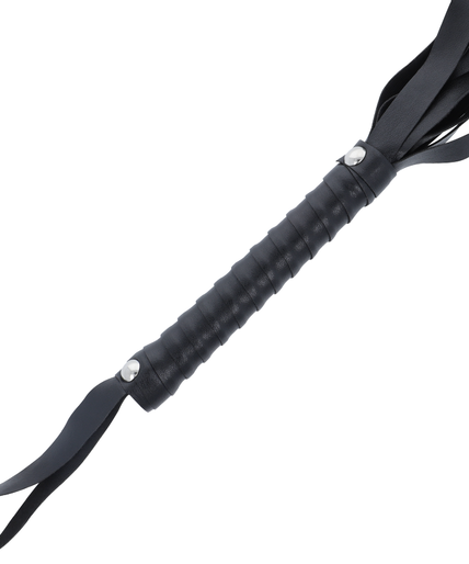 DARKNESS - BLACK BONDAGE WHIP 51 CM DARKNESS - BLACK BONDAGE WHIP 51 CM