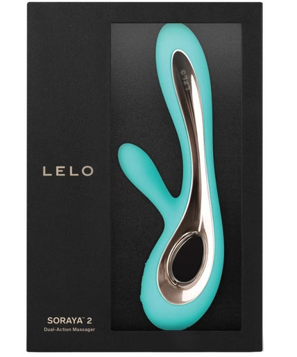 LELO – SORAYA 2 Rabbit Vibrator – Aqua Green LELO – SORAYA 2 Rabbit Vibrator – Aqua Green
