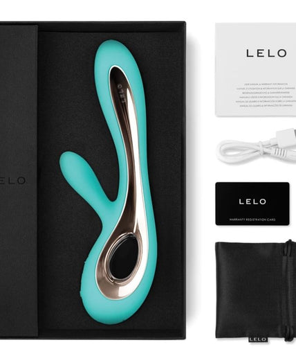 LELO – SORAYA 2 Rabbit Vibrator – Aqua Green LELO – SORAYA 2 Rabbit Vibrator – Aqua Green