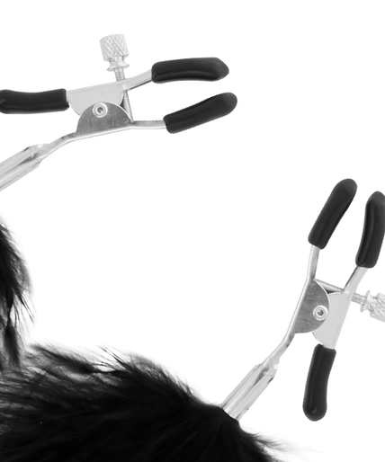 DARKNESS - POM-POM NIPPLE Clamps 2 DARKNESS - POM-POM NIPPLE Clamps 2