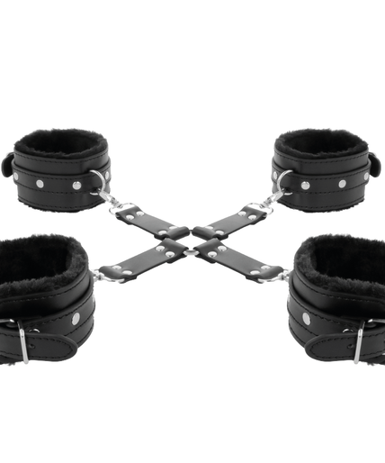 Darkness – Leren Handboeien Voor Voet En Handen Zwart Darkness – Leren Handboeien Voor Voet En Handen Zwart