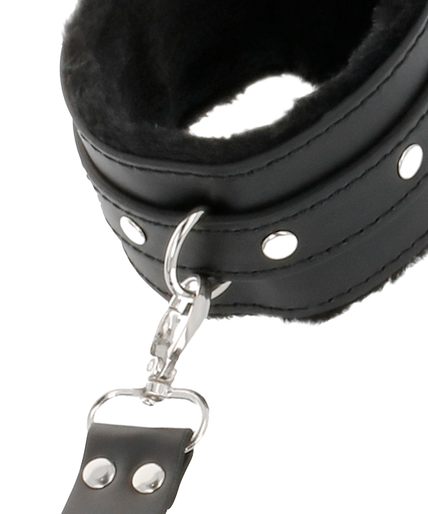Darkness – Leren Handboeien Voor Voet En Handen Zwart Darkness – Leren Handboeien Voor Voet En Handen Zwart