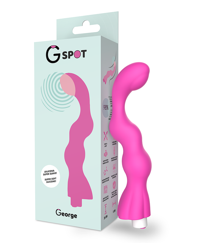 G-SPOT - GEORGE G-SPOT VIBRATOR GUM ROZE