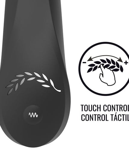 BLACK&SILVER - KEAN VIBRATOR TOUCH CONTROL BLACK&SILVER - KEAN VIBRATOR TOUCH CONTROL