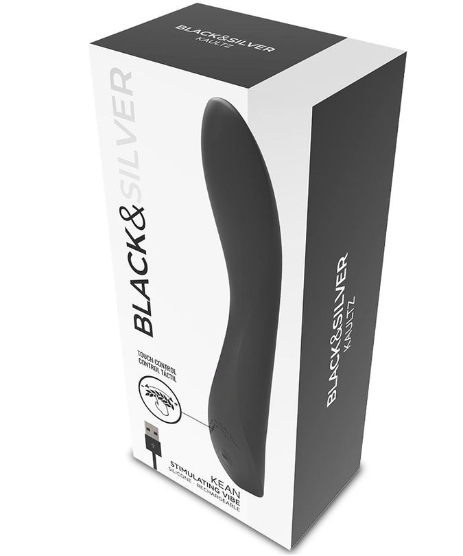 ZWART&ZILVER - KEAN VIBRATOR AANRAAKBEDIENING