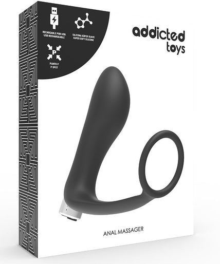 Addicted Toys – Prostatic Vibrator Rechargeable Model 1 – Black Addicted Toys – Prostatic Vibrator Rechargeable Model 1 – Black