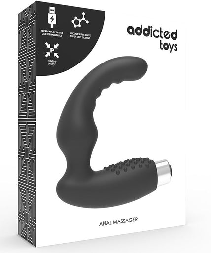 Addicted Toys – Prostatic Vibrator Rechargeable Model 2 – Black Addicted Toys – Prostatic Vibrator Rechargeable Model 2 – Black