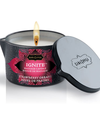 KAMASUTRA - STRAWBERRY DREAMS MASSAGEKAARS 170 GR KAMASUTRA - STRAWBERRY DREAMS MASSAGEKAARS 170 GR