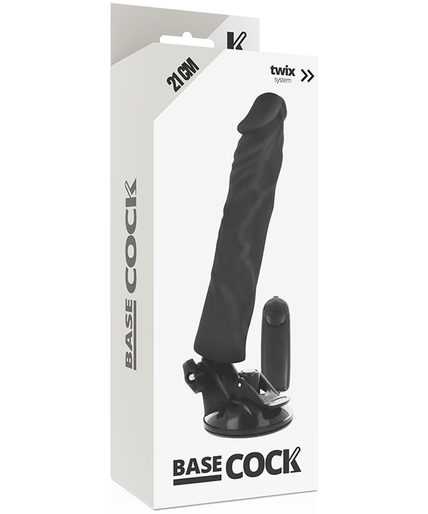 Basecock – Realistic Vibrator Remote Control Black 21 Cm – O – 4 Cm Basecock – Realistic Vibrator Remote Control Black 21 Cm – O – 4 Cm