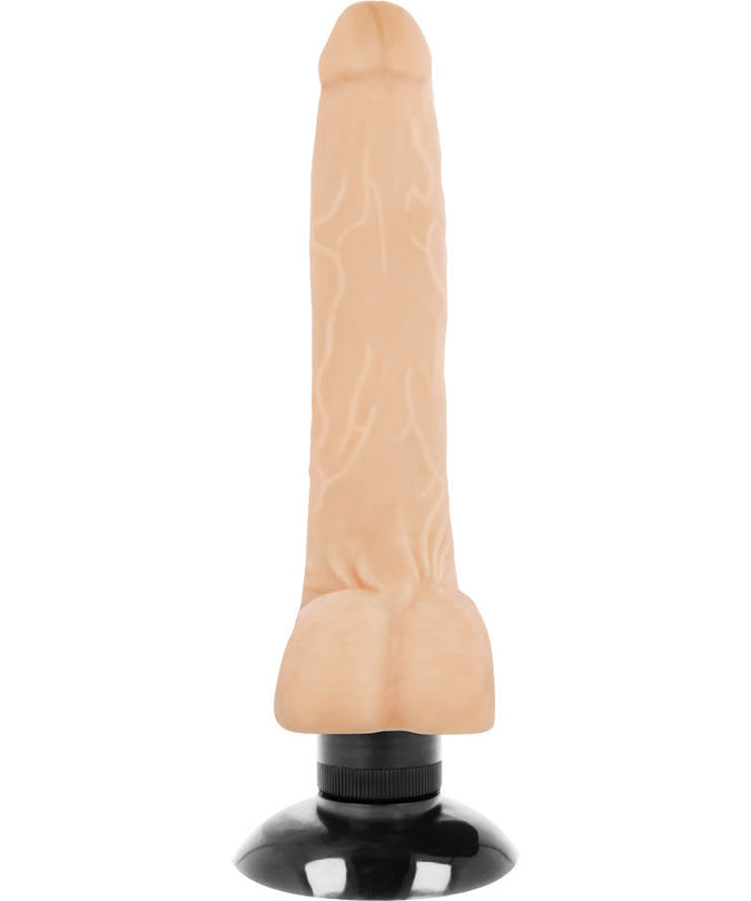 BASECOCK - REALISTIC VIBRATOR 2-1 FLESH 18.5 CM -O- 4 CM