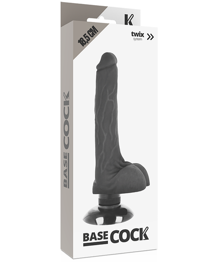Basecock – Realistic Vibrator 2 – 1 Black 18.5 Cm – O – 4 Cm Basecock – Realistic Vibrator 2 – 1 Black 18.5 Cm – O – 4 Cm