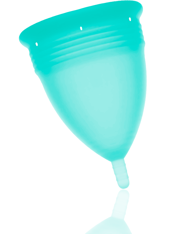 STERCUP - FDA SILICONE MENSTRUAL CUP AQUAMARINE - SIZE L