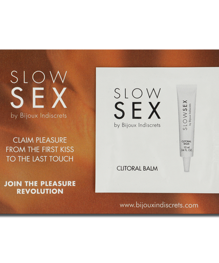 BIJOUX - SLOW SEX CLITORIS STIMULERENDE BALSEM 2 ML BIJOUX - SLOW SEX CLITORIS STIMULERENDE BALSEM 2 ML
