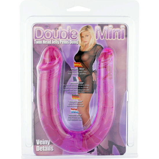 Seven Creations – Penis met twee flexibele jelly koppen