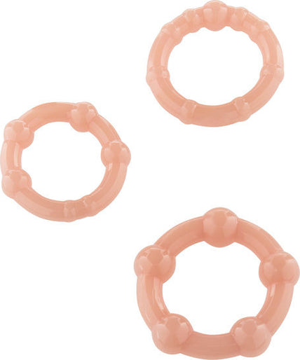 SEVEN CREATIONS - SET OF THREE SKIN PENIS RINGS SEVEN CREATIONS - SET OF THREE SKIN PENIS RINGS