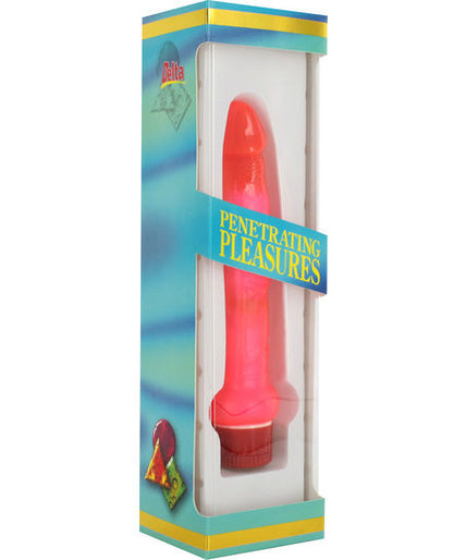 SEVEN CREATIONS - JELLY THIN PINK ANAL VIBRATOR SEVEN CREATIONS - JELLY THIN PINK ANAL VIBRATOR