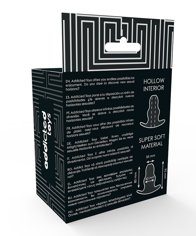 ADDICTED TOYS - MEDIUM ANALE DILATOR 9,5 CM - TRANSPARANT